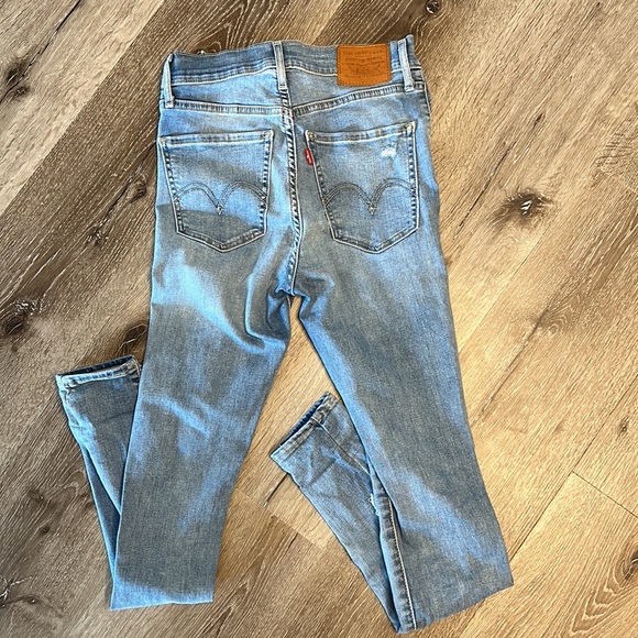 Levi’s Mile High super skinny ripped jeans - Picture 3 of 6